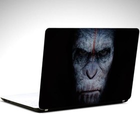 Resim Maymunlar Cehennemi Laptop Sticker 17 inch (39X27CM) 