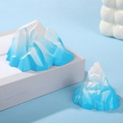 Resim Plastik Yapay Kar Dağı Peyzajı - Akvaryum Dekorasyonu, Balık Tankı Manzarası ve Su Ortamı için İdeal, Serin Peyzaj, Detaylı Dokulu, Akvaryum Dekorasyonları 