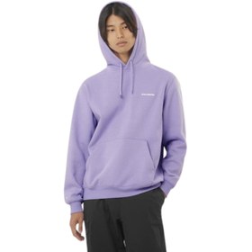 Resim Salomon Logo Hoodie Erkek Sweatshirt 