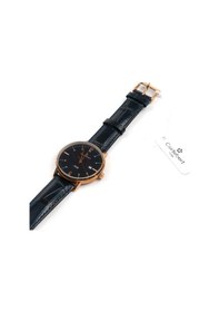 Resim Cortebert Kristal Cam Laci Kadran Erkek Kol Saati Rose Gold 