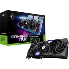 Resim MSI RTX5070 12GB GAMING TRIO OC 12G GDDR7 192bit HDMI DP PCIe 5.0 