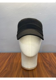 Resim Hamze Castro Che Model Kaşe Kumaş Kışlık Erkek Cap Şapka Siyah 