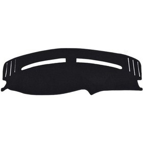 Resim Renault Megane 1 Modellerine Uygun Torpido Koruma Halısı Siyah Kenar Renk Siyah 