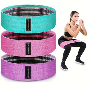 Resim 3 adet fitness direnç bantları, kaymaz elastik gerdirme ipleri, bacak ve kalça kaldırma için uygun, vücut esnetme, vücut antrenmanları, yoga, fitnes tutkunlarına hediye olarak ilk tercih 