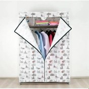 Resim Dzgn Home Çelik Borulu Plastik Raflı Bez Dolap Gardırop İstanbul 