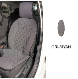 Resim Tüm Araçlara Uygun Elegance 2'Li Set Minder Gri 