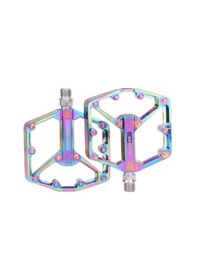Resim Meroca Rainbow Alüminyum Platformlu Bisiklet Pedalı 