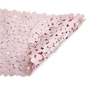 Resim Banyo Duş Ve Küvet Kaydırmazı Vantuzlu Paspas 34x68 Cm Pembe Renk Pembe 