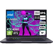 Resim Aorus 16X 9KG-43TRC54SD BT65 i7-13650HX 16" 48 GB RAM 2 TB SSD 8GB RTX4060 WQXGA W11Pro Gaming Notebook Gigabyte