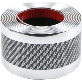 Resim Sones 1m Araç Tamponu Çarpışma Önleyici Şerit, Renk: İki Renkli Gümüş 7cm 