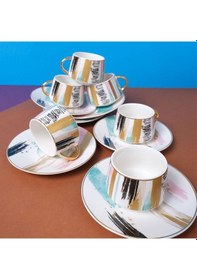 Resim Goya Türk Kahvesi Fincan Takımı Çok Renkli 