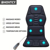 Resim Zonlu ve Sıcaklık Kontrollü Dhovtcy Akıllı Masaj Matı, 3 Seviye Ergonomik Tasarım, Yüksek Kaliteli Toksik Olmayan Malzeme, 110-240V, Aile İçin Günlük Rahatlatıcı Masaj, Vücut için Konforlu Masaj Yüzeyi, Sevdikleriniz İçin Mükemmel Hediye 