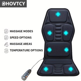 Resim Zonlu ve Sıcaklık Kontrollü Dhovtcy Akıllı Masaj Matı, 3 Seviye Ergonomik Tasarım, Yüksek Kaliteli Toksik Olmayan Malzeme, 110-240V, Aile İçin Günlük Rahatlatıcı Masaj, Vücut için Konforlu Masaj Yüzeyi, Sevdikleriniz İçin Mükemmel Hediye 