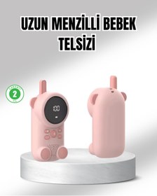 Resim AyrStore Uzun Menzilli Bebek Telsizi 1-3 Km Çekim 22 Kanal LCD Ekran VOX Şarjlı 