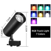 Resim Siyah Canmeıjıa 1 Adet Cob Led Ray Lambası Raylı Spot Tavan Lambası 20w Aydınlatma Armatürü Mağazası İçin Ktv Spot Lamba 56519024 