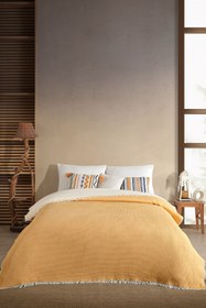 Resim Elart Rubby Pike Tek Kişilik Müslin (160x220 cm) Sarı - Sarı 