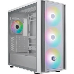 Resim AREY TEKNOLOJİ COOLERMASTER 600W 80+ LITE 5 RC-MCW-L5S3-KWNA60 GAMING MID-TOWER PC KASASI BEYAZ 