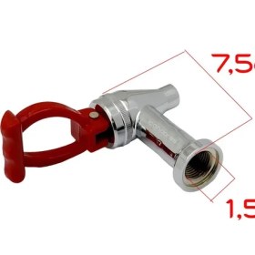 Resim Artiko Kayalar Göstergesiz Semaver Musluğu 1/2 1.5cm Ğiriş Kısmı 