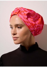Resim Mayovera Tesettür Bone - Pembe Fiyonklu Pembe 