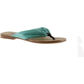 Resim Bueno Shoes Yeşil Deri Kadın Parmak Arası Sandalet 01wu3400 