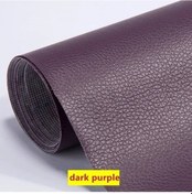 Resim Kanepe Deri Tamir Yama Çok Fonksiyonlu Diy Kendinden Yapışkanlı Deri Yama Su Dark Purple 300x50cm 