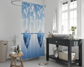 Resim Jackline Banyo Duş Perdesi 5322 Çift Kanat 2x120x200 