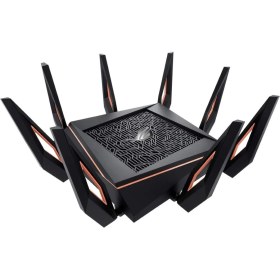 Resim Xnews Asus GT-AX11000 Triband-Gaming-Ai Mesh-Torrent-Bulut-Dlna-4g-Vpn-Router-Access Point 
