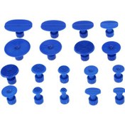 Resim Dianziye 18 Adet Mavi Plastik Arac Gövde Çatlak Tamir Süngeri - Farklı Şekillerde, Araba/buzdolabı/motosiklet Kullanıma Uygun 