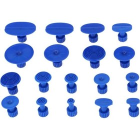 Resim Dianziye 18 Adet Mavi Plastik Arac Gövde Çatlak Tamir Süngeri - Farklı Şekillerde, Araba/buzdolabı/motosiklet Kullanıma Uygun 