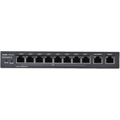 Resim Rg-Eg210G-P 8 Port Poe+ 10-100-1000 Mbps Yönetilebilir Switch Hub Çelik Kasa Reyee