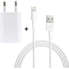 Resim Iphone Şarj Aleti (Iphone 13 - 12 - 11 - X-8-7-6) 2.1A Orjinal Hızlı Şarj Aleti Apple iPhone Şarj Lightning Şarj USB Kablo ve Şarj Aleti Set 