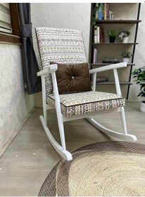 Resim Asedia Trend Lake Bohem Sallanan Sandalye Dinlenme Koltuğu 