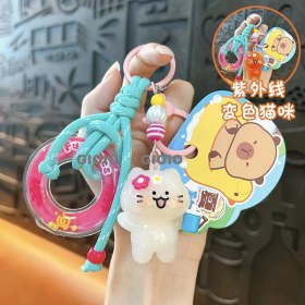 Resim Silver1 Dalga Tatil Bebek Anahtarlık Kolye Eğlenceli Karikatür Sevimli Çanta Çekicilik Hediye (Yurt Dışından) 