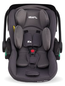 Resim Kraft Cross Fix i-size (40-87 cm) 0-13 kg Oto Koltuğu - Gri - Gri / Standart 