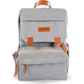 Resim Kraft Moon Anne Bebek Bakım Sırt Çantası Açık Gri Açık Gri 