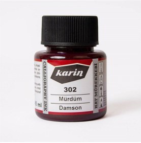 Resim Karin Hat Mürekkebi 45 ml. 302 Mürdüm 
