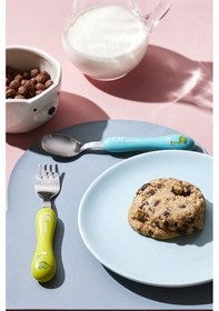 Resim Karaca Dinazor 3 Parça Çocuk Çatal Kaşık Bıçak Seti 