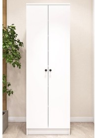 Resim Ases Mobilya Ases E53 Çok Amaçlı Dolap Mutfak Dolabı , Banyo Dolabı , Kiler Dolabı Beyaz Beyaz 