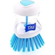 Resim Deterjan Hazneli Bulaşık Fırçası - Titiz-9071069447380 
