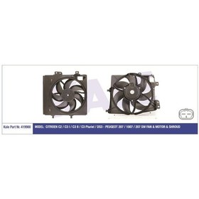 Resim Kale 419900 Fan Motoru 207 06- 208 12- 301 1007 / C2 C3 03- Ds3 1 539658815 