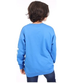 Resim Toontoy Kids Toontoy Erkek Çocuk Baskılı Sweatshirt Saks 