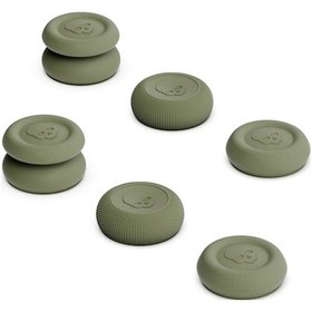 Resim Ns Pro / Ps4 / Ps5 Ordu Yeşili İçin Oyun Denetleyicisi Rocker Cap Kaymaz Yükseltme Takım Elbise 