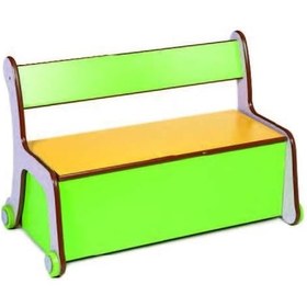 Resim Sandıklı Oturak Kırmızı 