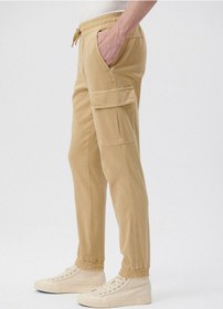 Resim Mavi - Bej Kargo Pantolon 000125-70194 Bej 