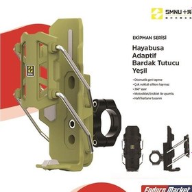 Resim Smnu Hayabusa Adaptif Bardak Tutucu Yeşil Siyah 