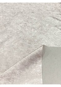 Resim Enesar Home Parlak Kadife Açık Pudra Kumaş Döşemelik Kumaş (Likrasiz & Astarli) 100 x 140 cm 