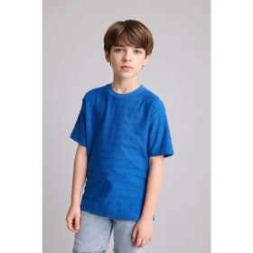 Resim DeFacto New Regular Fit Bisiklet Yaka Kısa Kollu Tişört Erkek Çocuk H4313A826HS 