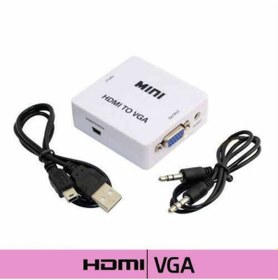 Resim Turbosepet Hdmi To Vga Adaptör Full Hd 1080P Görüntü + Ses Aktarma 552903626 