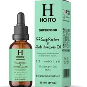 Resim Hoito Dökülme Karşıtı Uzatma Etkili Biberiye & Nane İçeren Saç ve Saç Derisi Bakım Yağı 50ml 