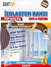Resim Kapı Pencere Bandı Kahverengi Kapı Pencere Fitili İzolasyon Bandı 